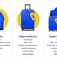Jak zmierzyć walizkę? Porównanie bagażu podręcznego i rejestrowanego z wagami: 10kg, 20kg, 23kg.