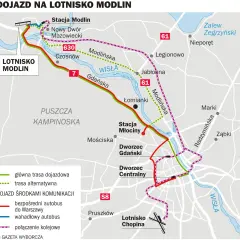Jak dojechać z Lublina na lotnisko Modlin - najlepsze opcje transportu